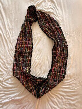 Black Infinity Scarf